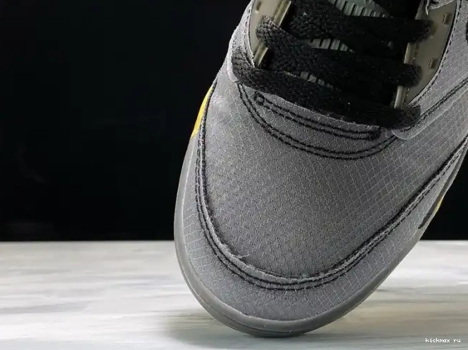 Rep MAX Air Jordan 5 Black CT8480-001 Off-White x 0619